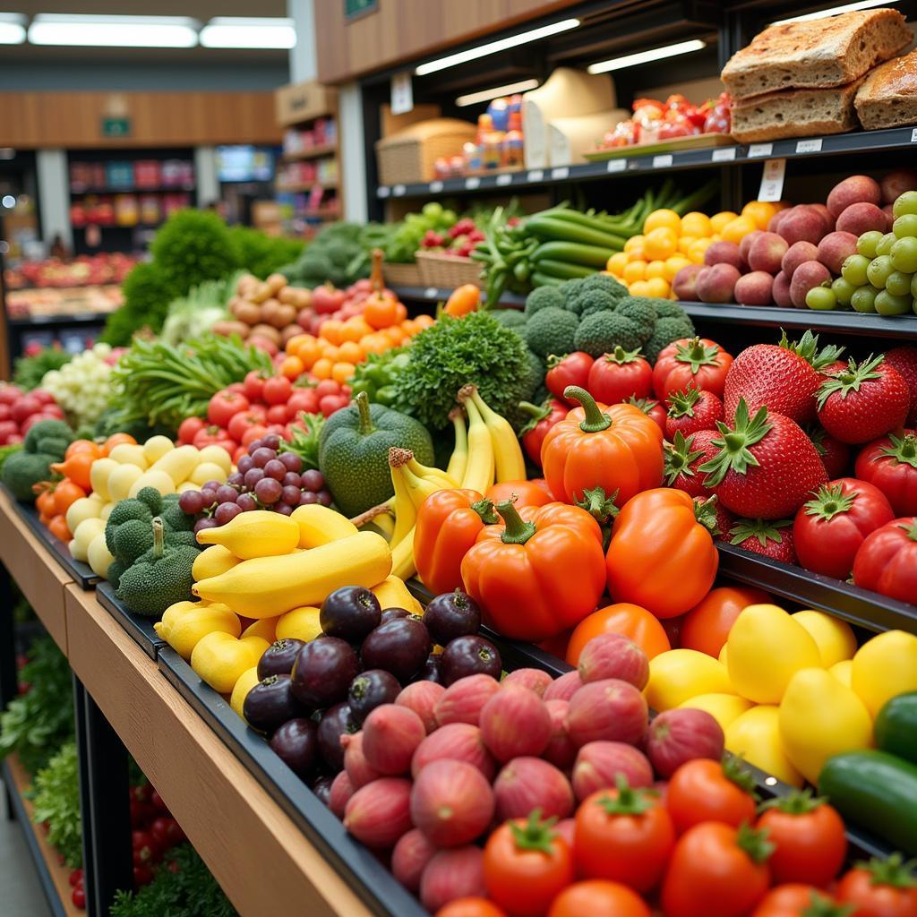 Eye-Catching Play Food Display