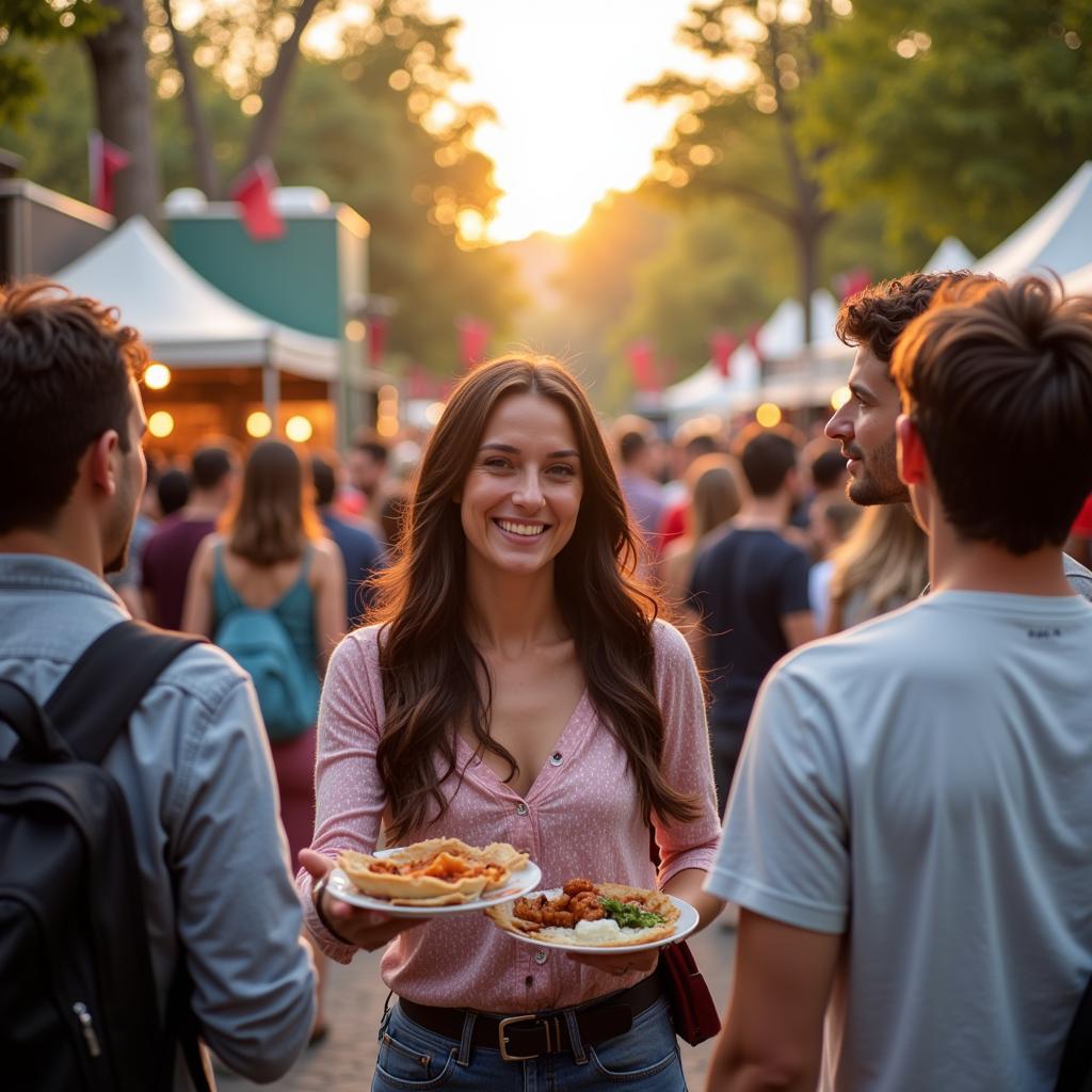 Crowded Fairfield County Food Truck Festival