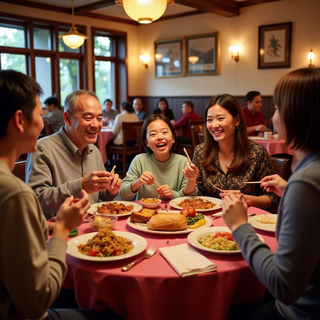 Families Enjoying a Meal Together at a Chinese restaurant in Mount Kisco