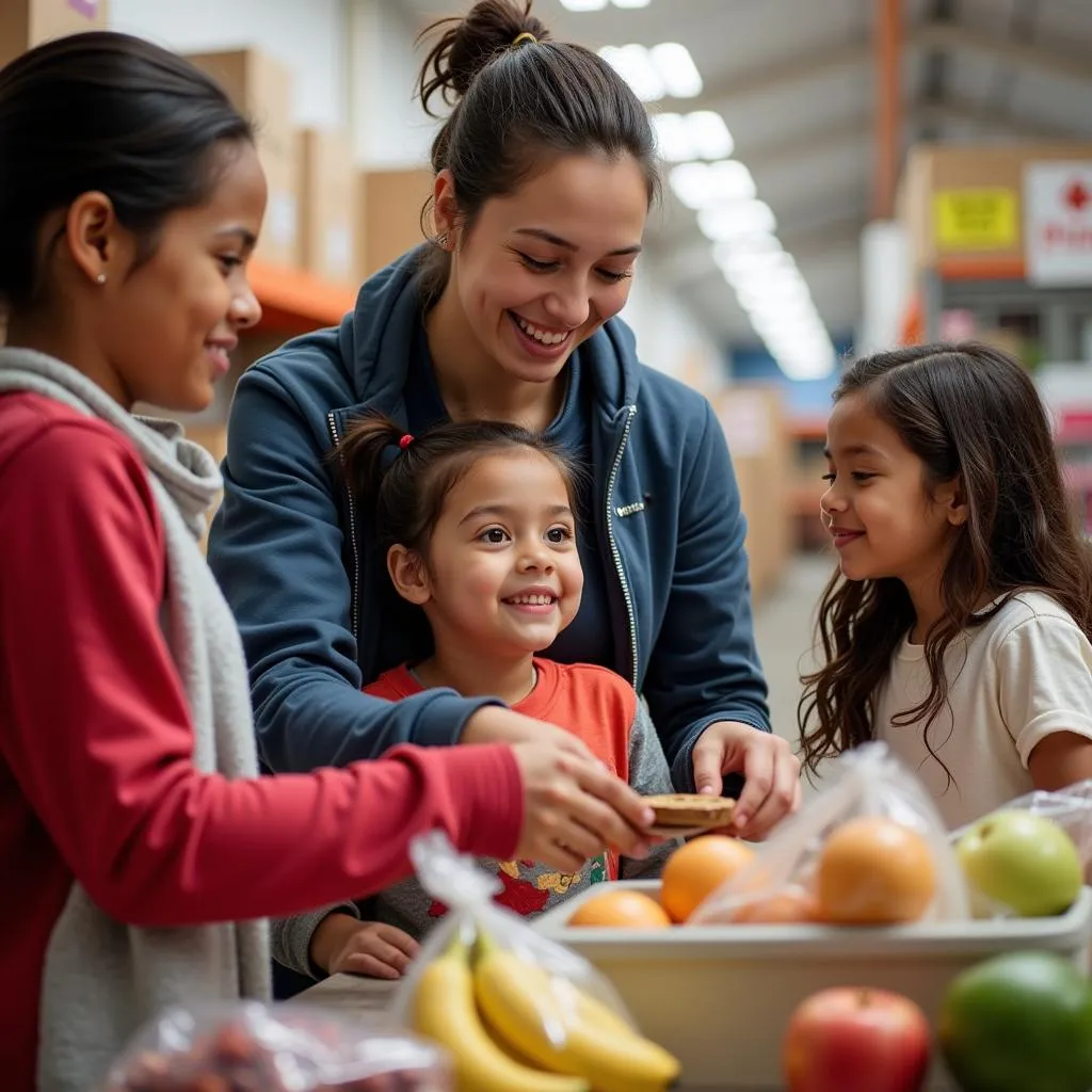 Family Receiving Food Assistance