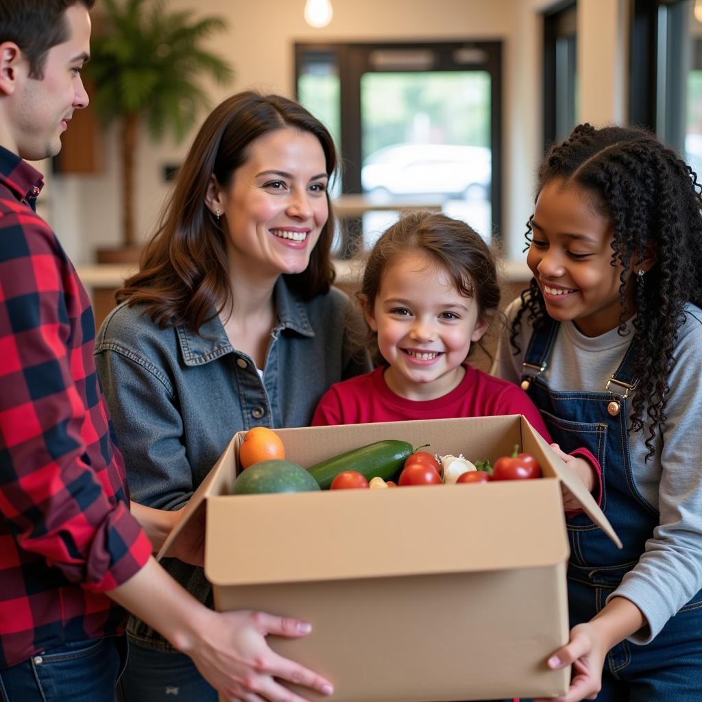 Family Receiving Food Assistance