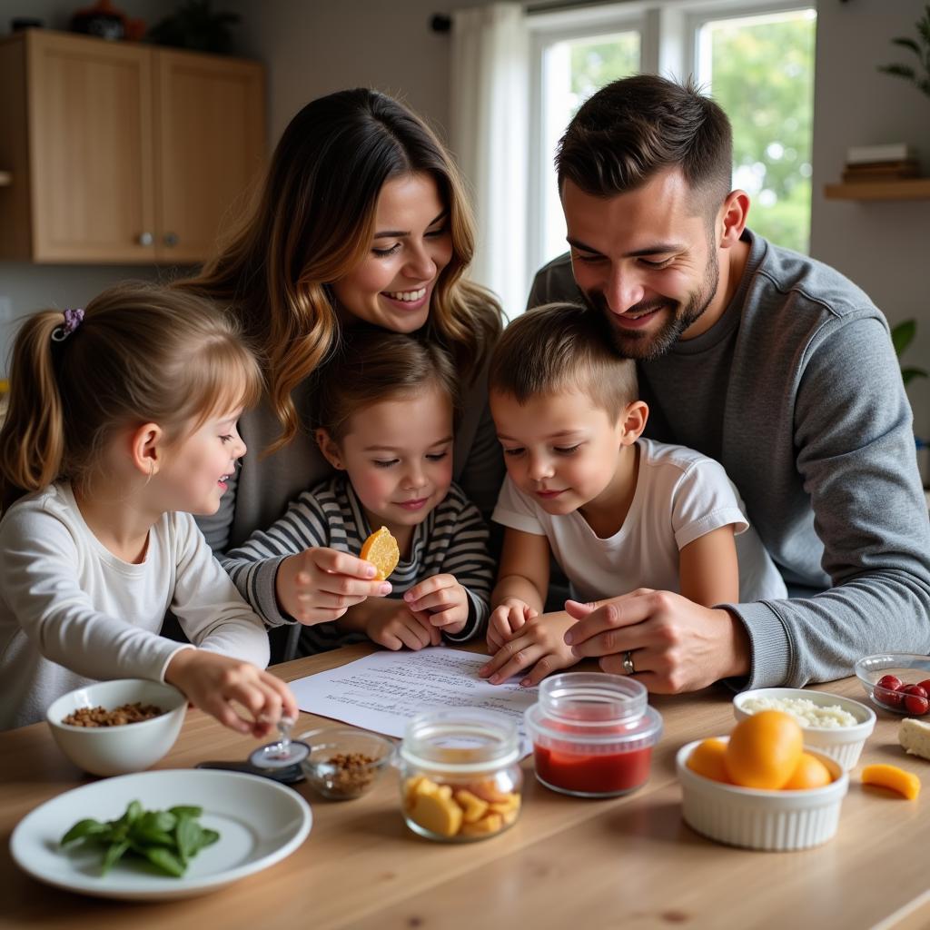 Family Practices Emergency Preparedness by Reviewing Their Survival Kit