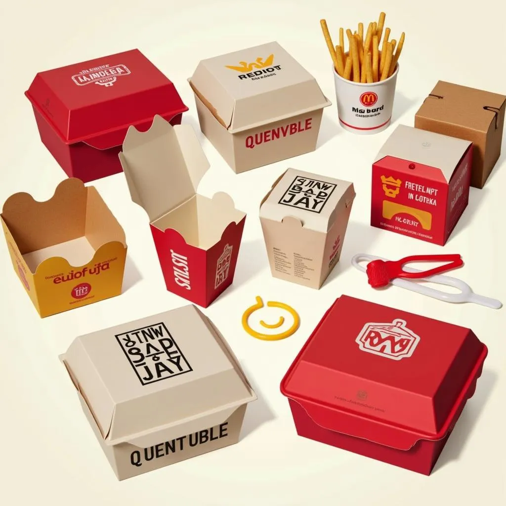 Fast Food Containers with Branding