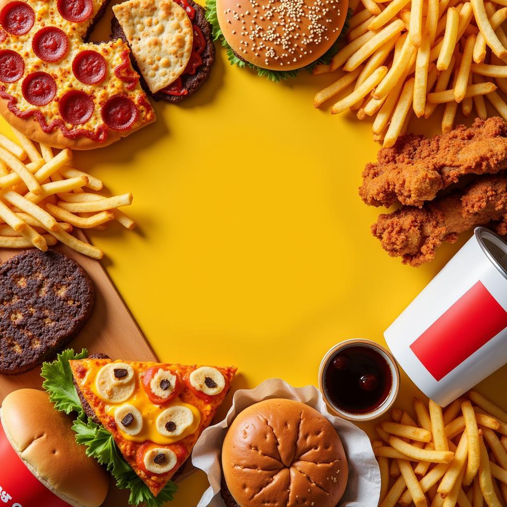 Fast Food Variety Spread