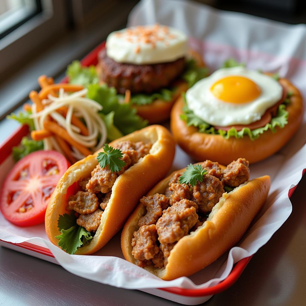 Close-up of Delicious Fat Bellies Food Truck Menu Items