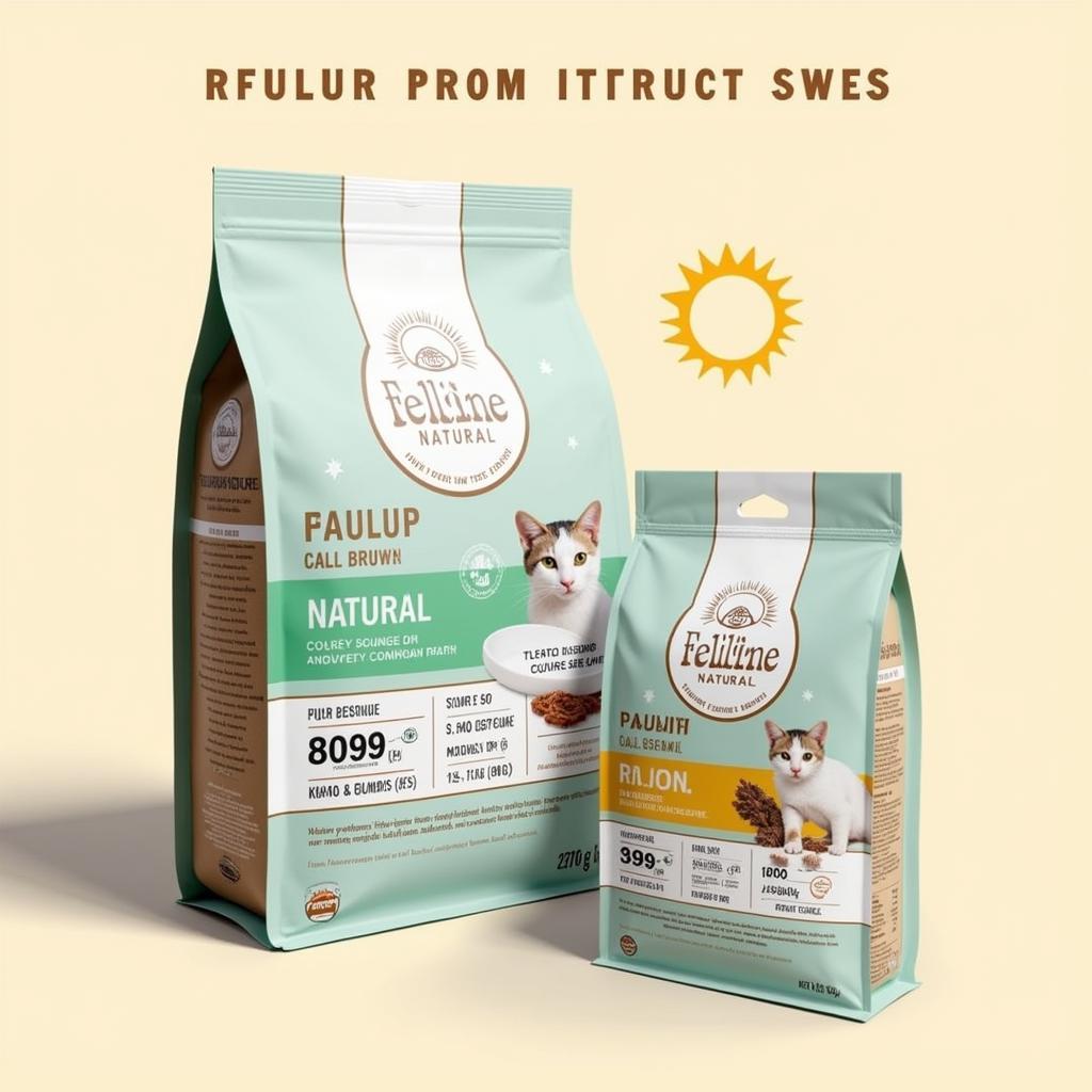 Feline Natural Cat Food Packaging