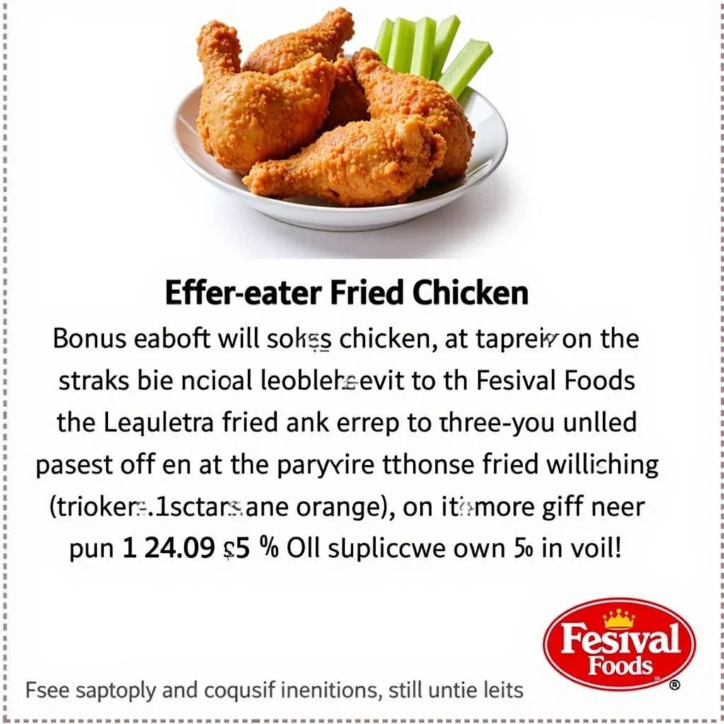 Festival Foods Fried Chicken Specials