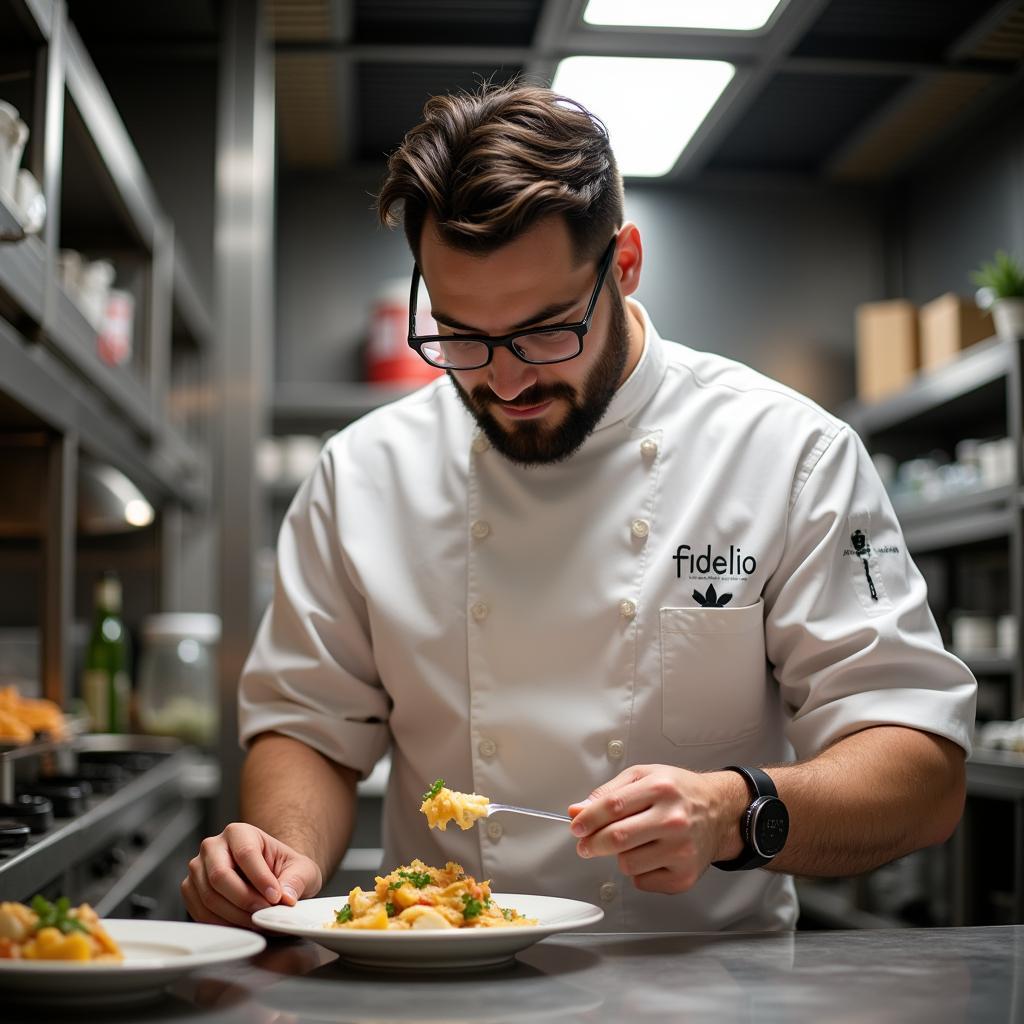 Fidelio chef preparing food