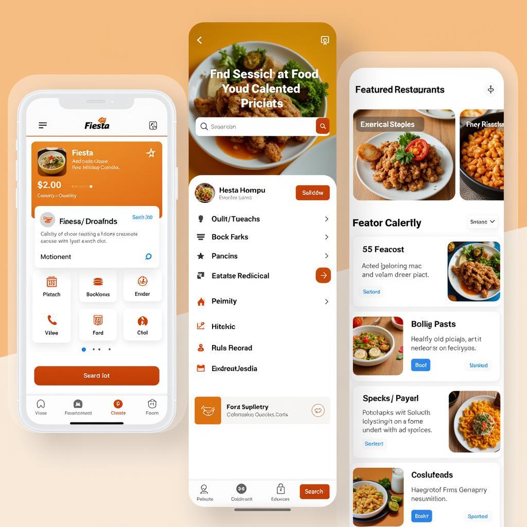 Fiesta Foods App Homepage