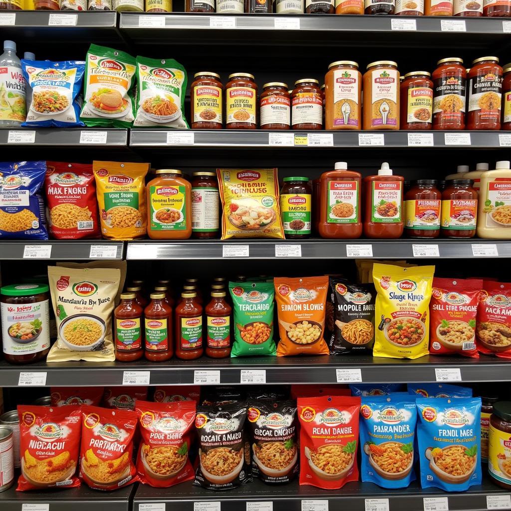 A Colorful Aisle of Filipino Groceries