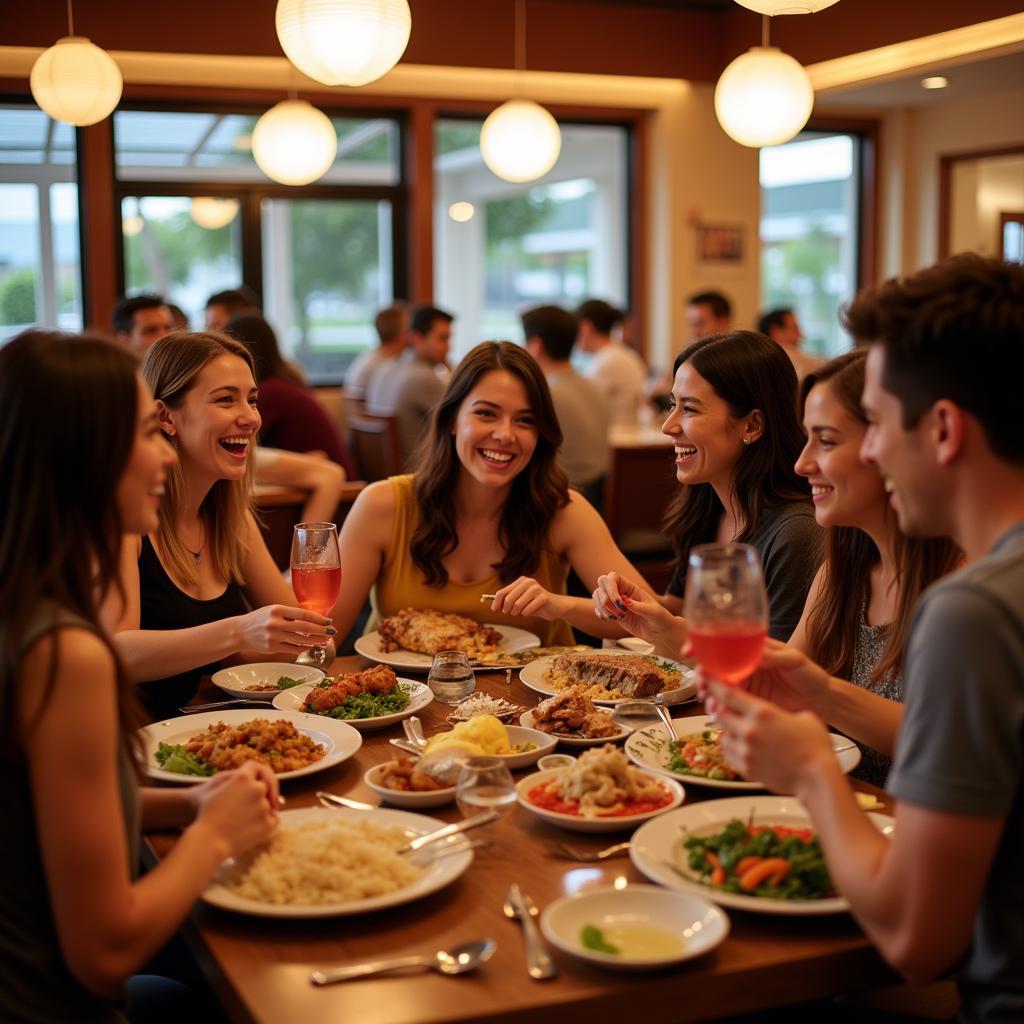 Locals enjoying Chinese food in Port Richey