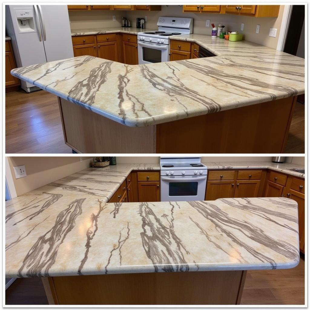 Finished Food Safe Epoxy Project on a Countertop