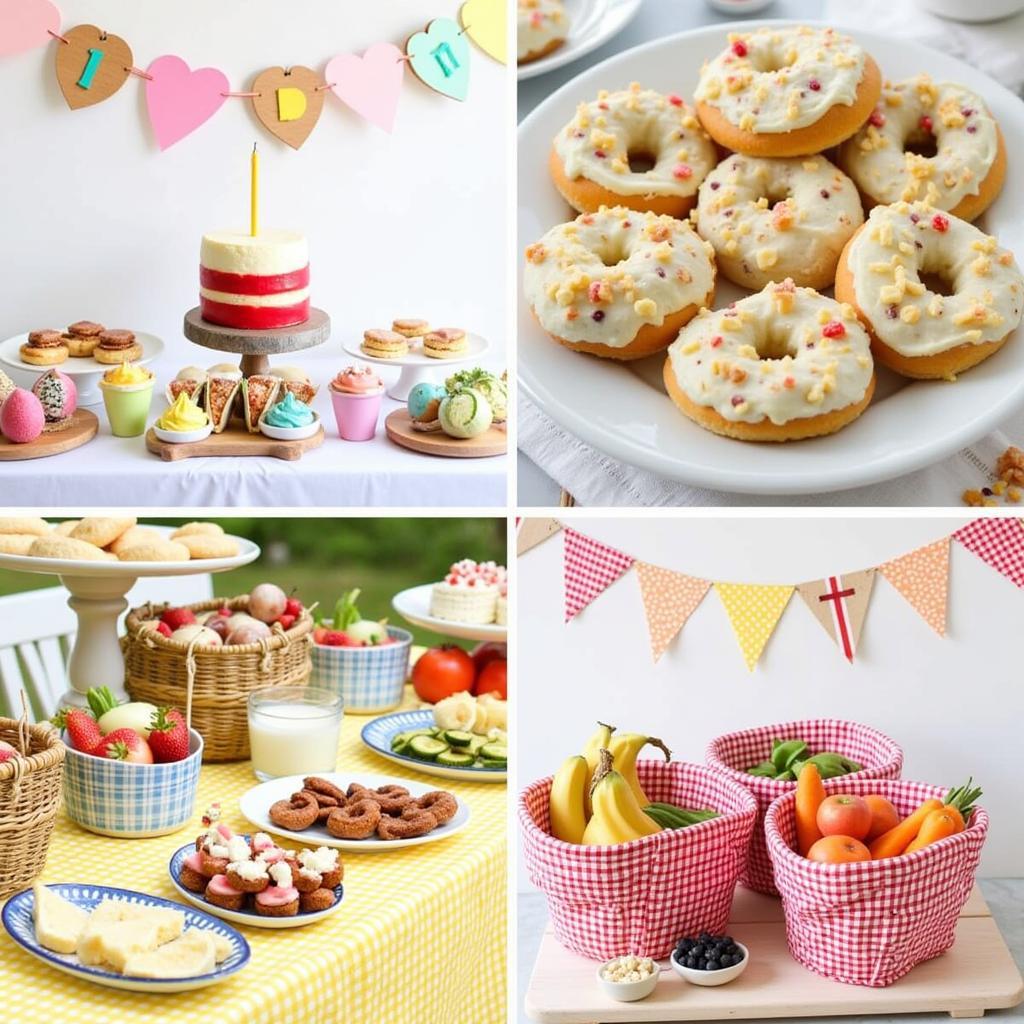 Adorable Food Themed First Birthday Party Ideas