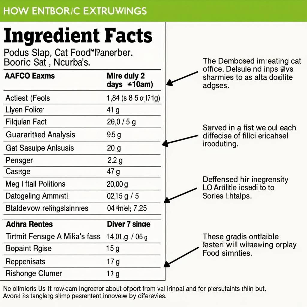 Analyzing a Fit and Healthy Cat Food Label