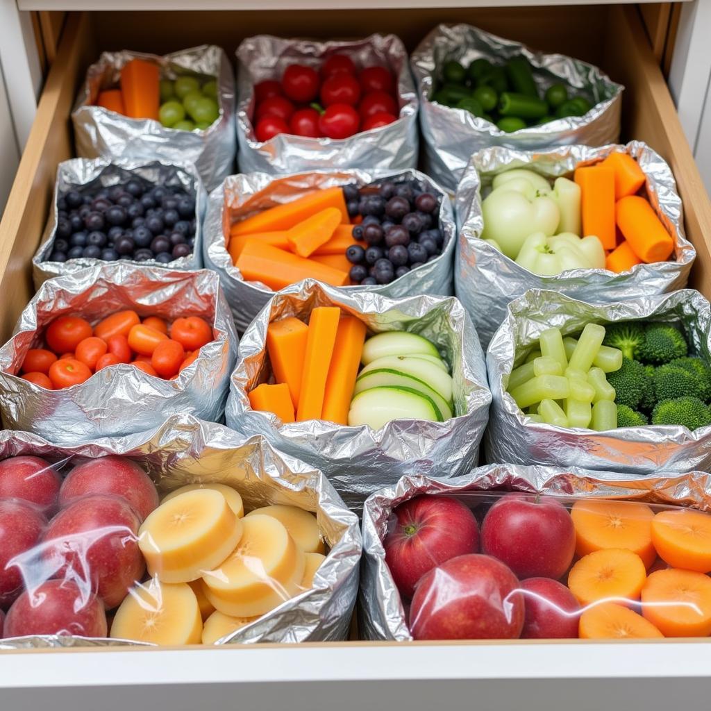 Freezing Food in Foil Bags