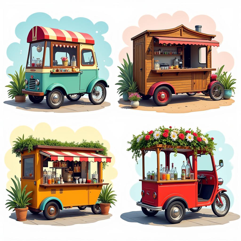 Food and beverage cart ideas