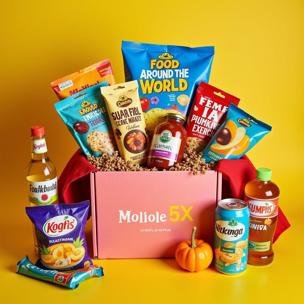 Food Around the World Box - A Variety of Treats