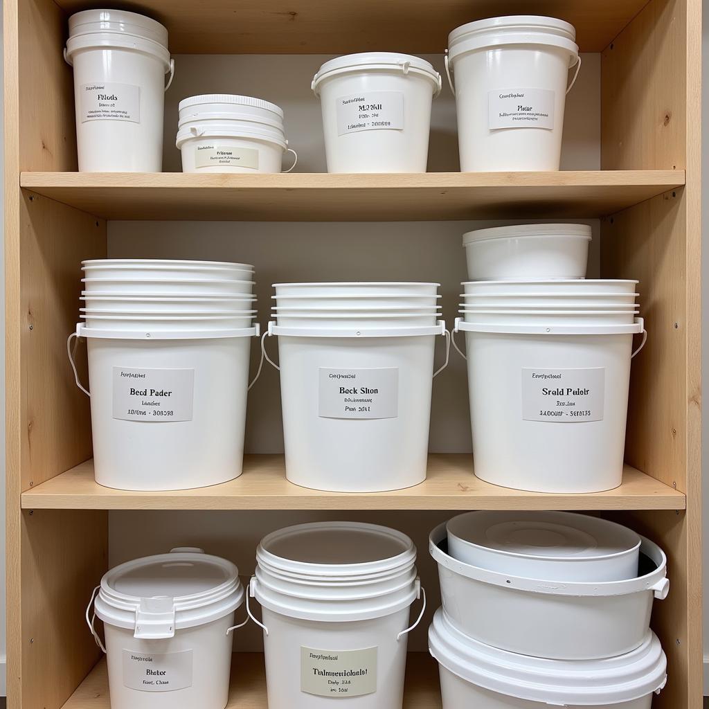 Food Bucket Storage Ideas