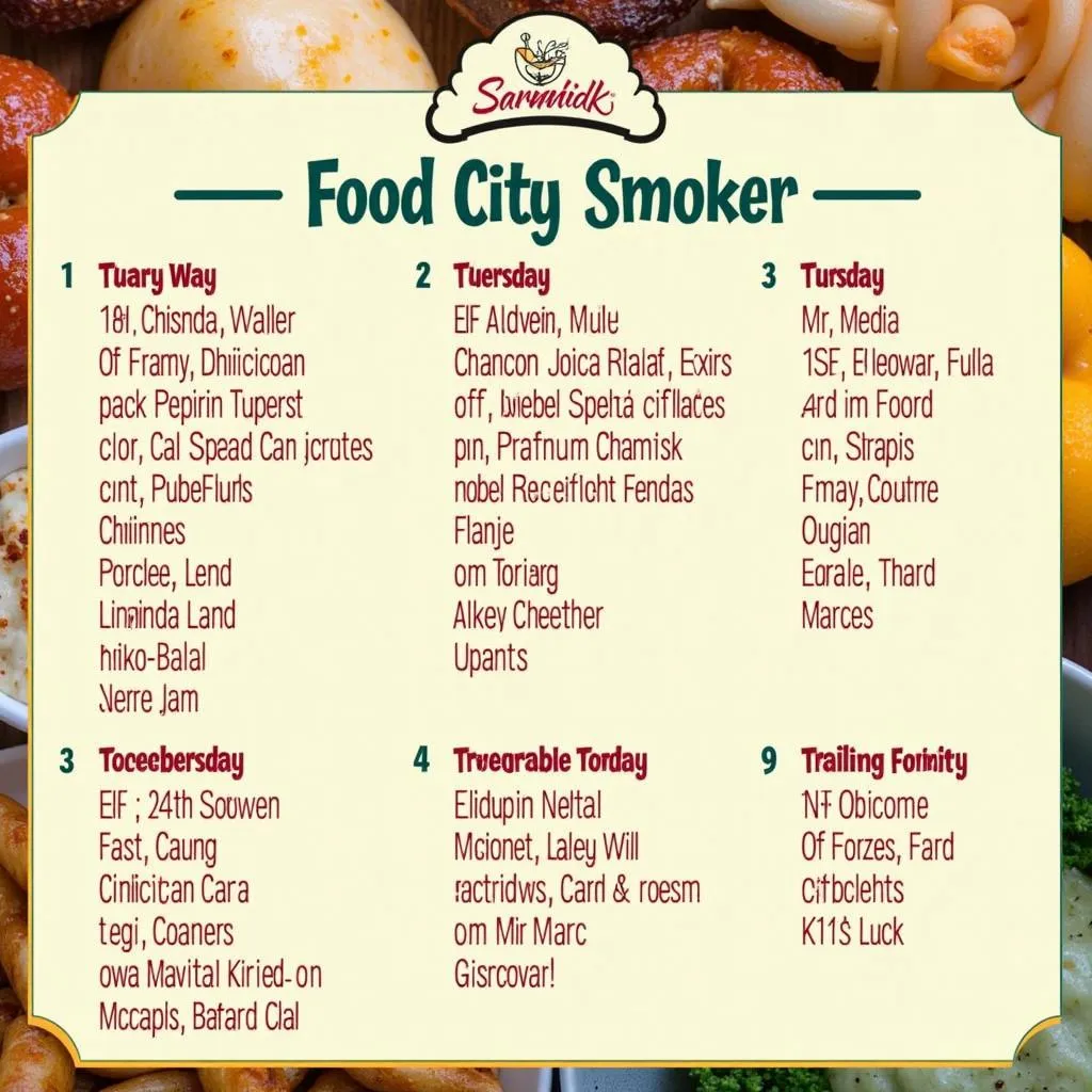 Food City Smoker 2023 Schedule