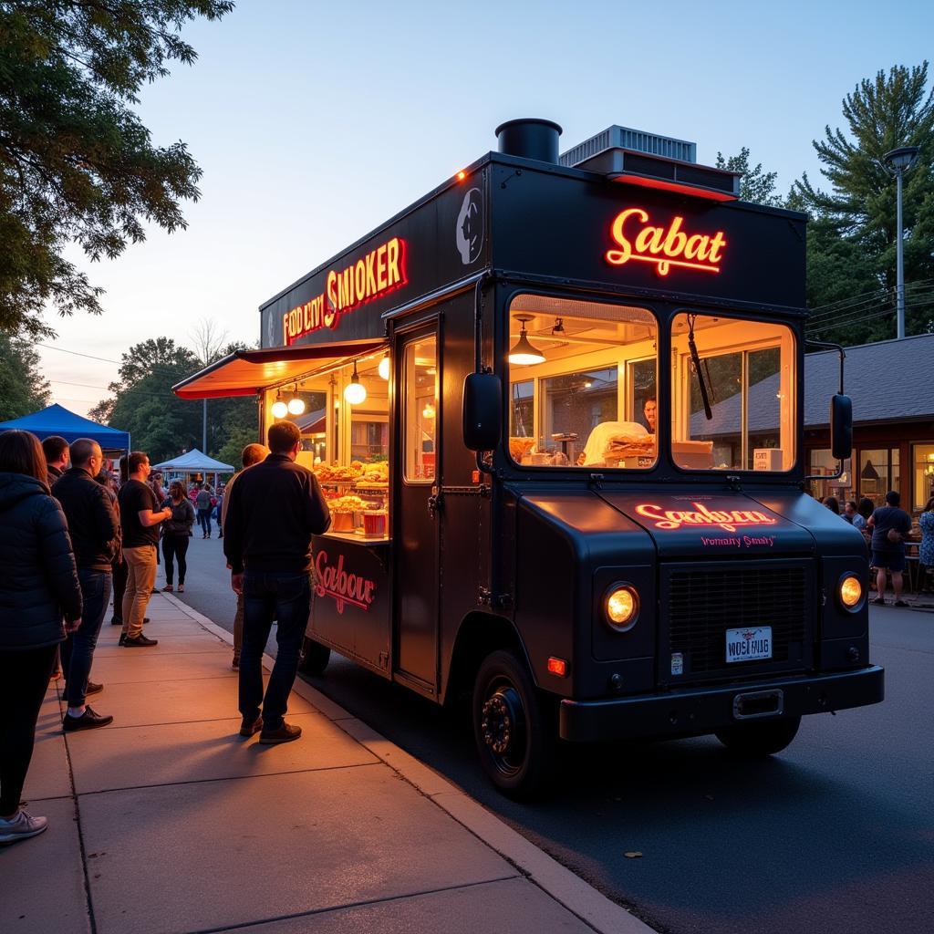 Food City Smoker Truck at a Local Event