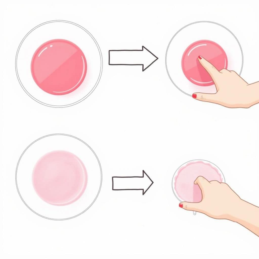 Mixing Pink Food Coloring for Different Shades