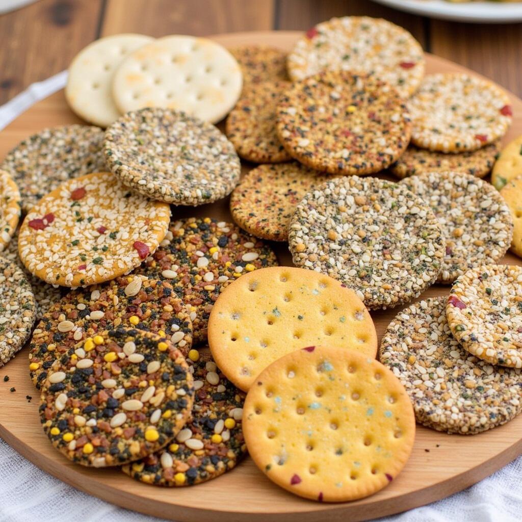 Assortment of Food Dehydrator Crackers