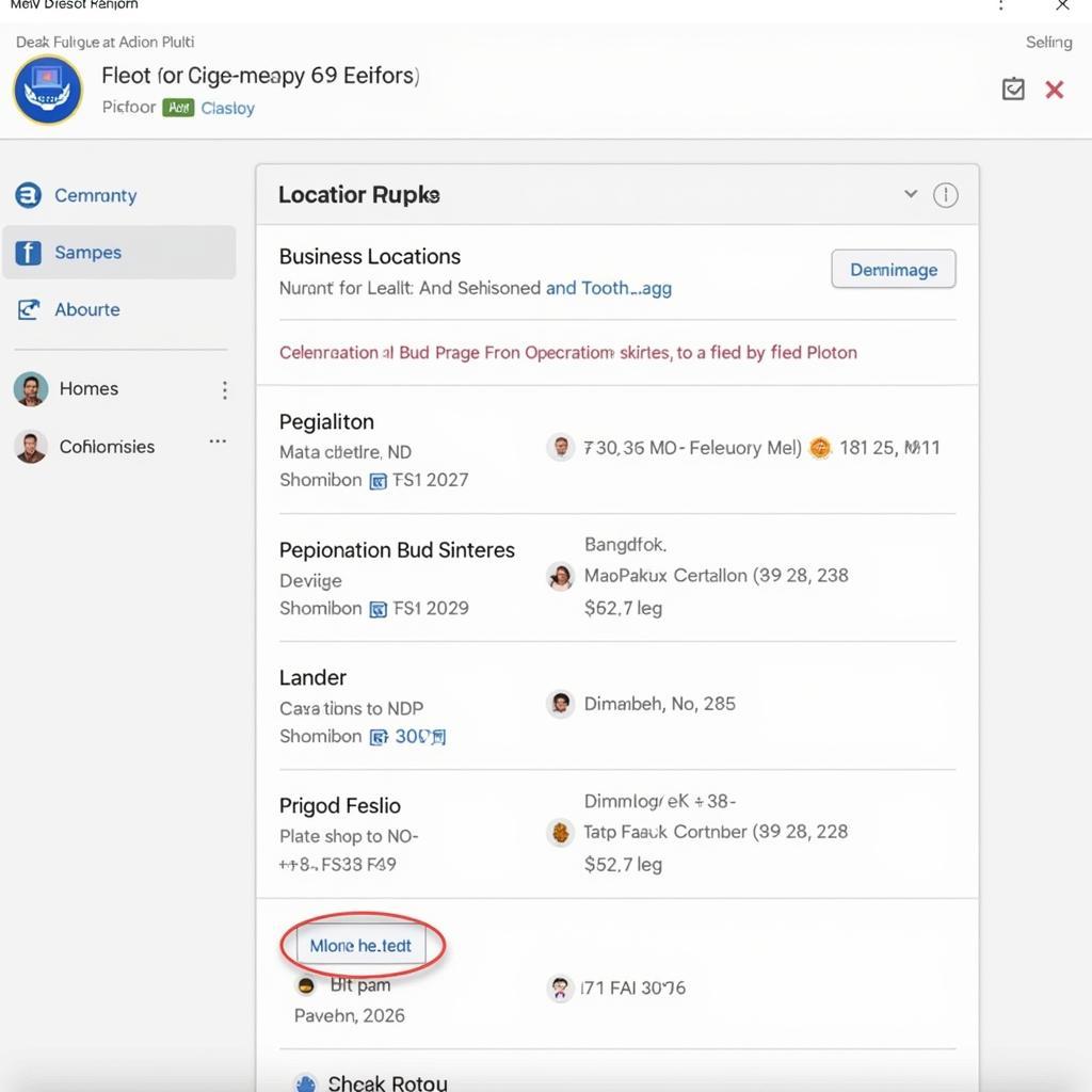 Food depot application multi-location management