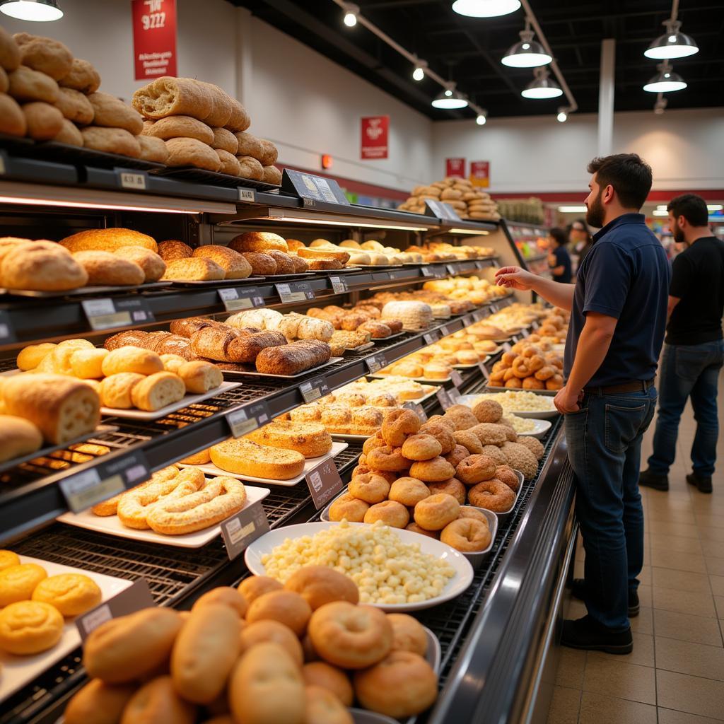 Food Giant Columbus, MS deli and bakery counter with fresh prepared meals.