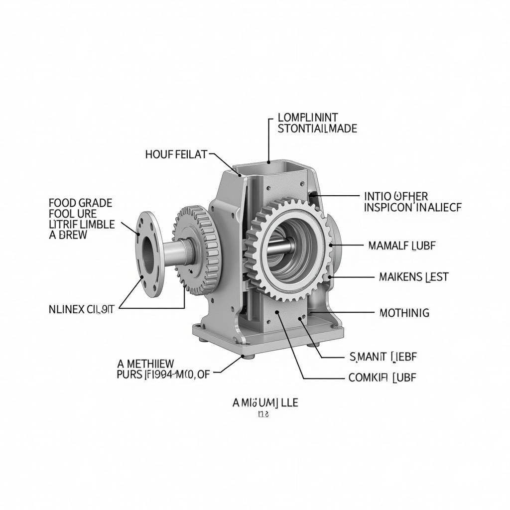 Food Grade Gear Pump Components