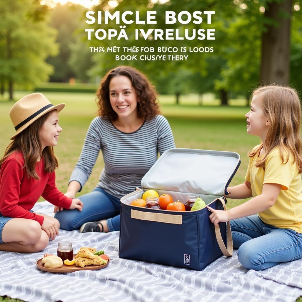 Food grade tote at a picnic