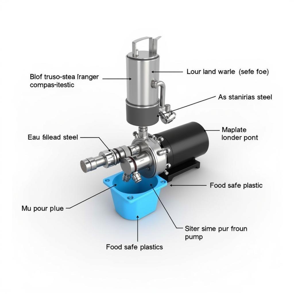 Food Grade Water Pump Components