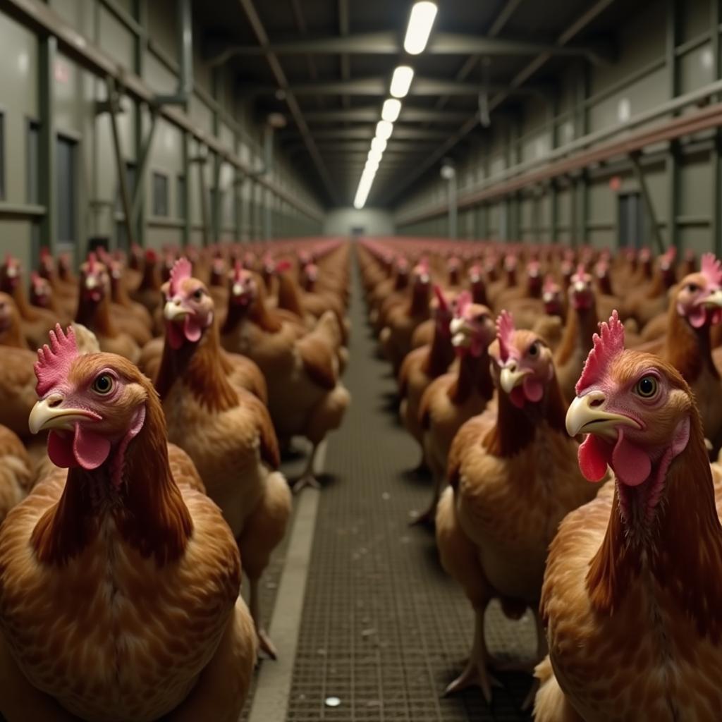 Food Inc. Factory Farm Depiction