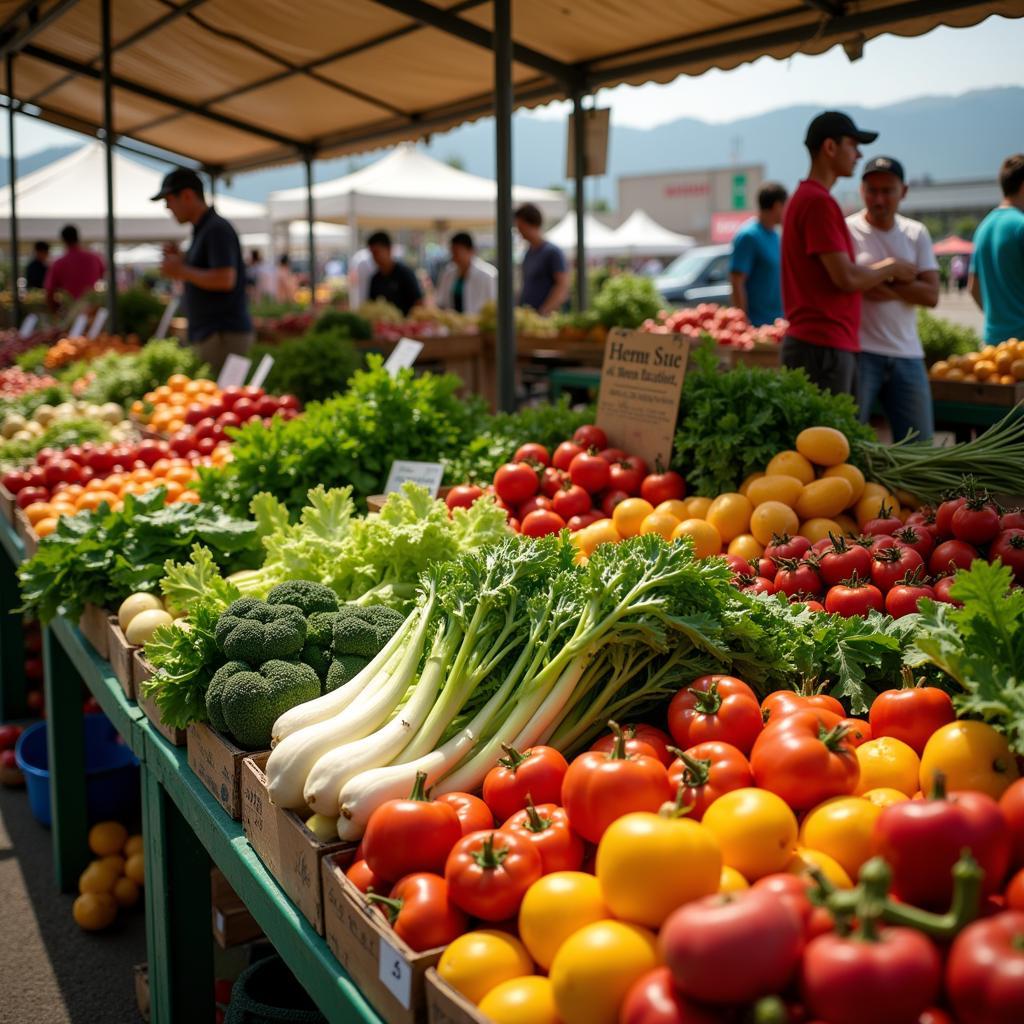 Food Inc. Farmers Market Contrast