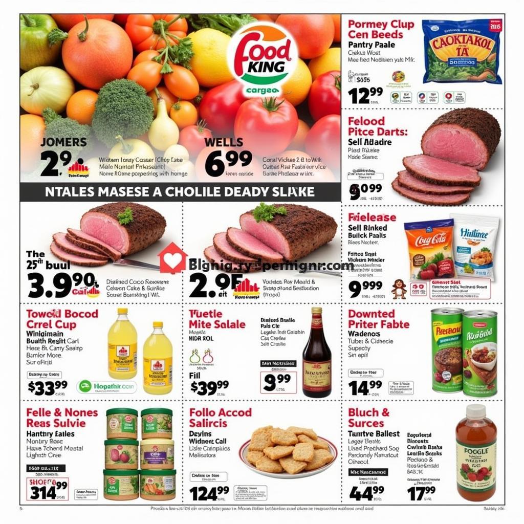 Food King Weekly Ad Layout