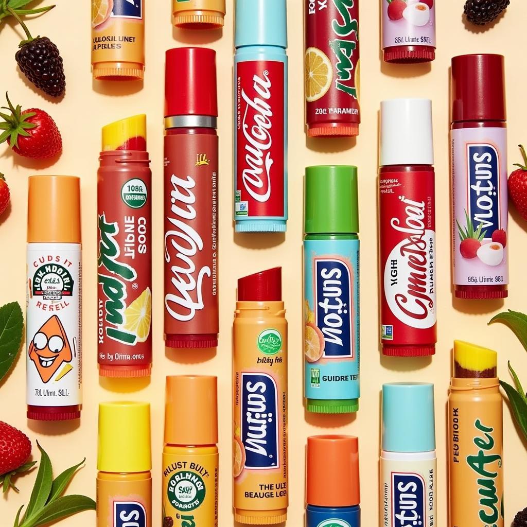 Assortment of Food Lip Balms