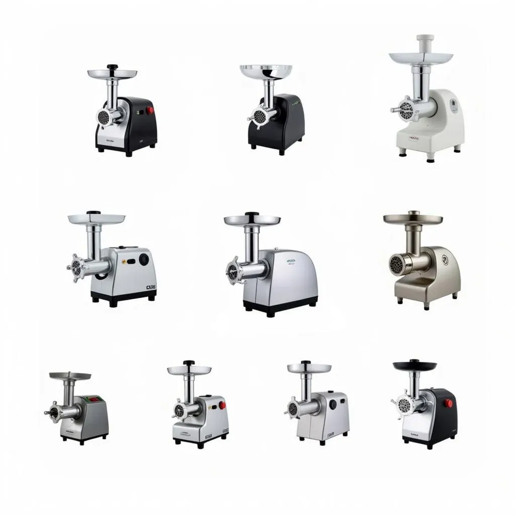 Variety of Food Mincing Machines