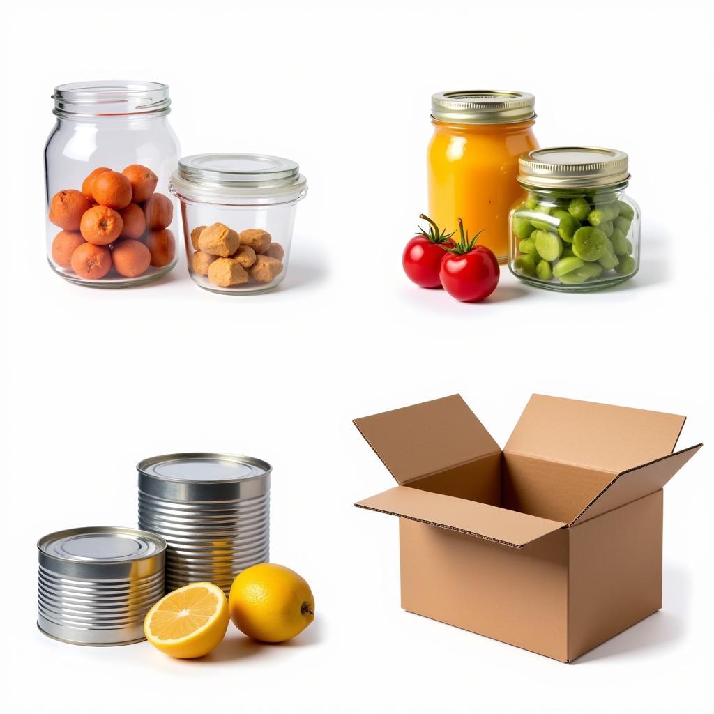 Different Food Packaging Container Materials