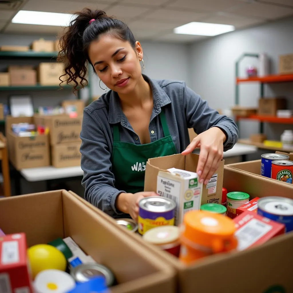 Helping Hand at Local Food Pantries