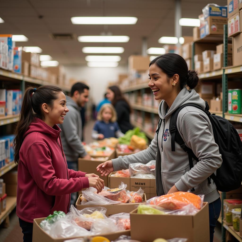 Accessing Food Assistance at a New Bedford Food Pantry