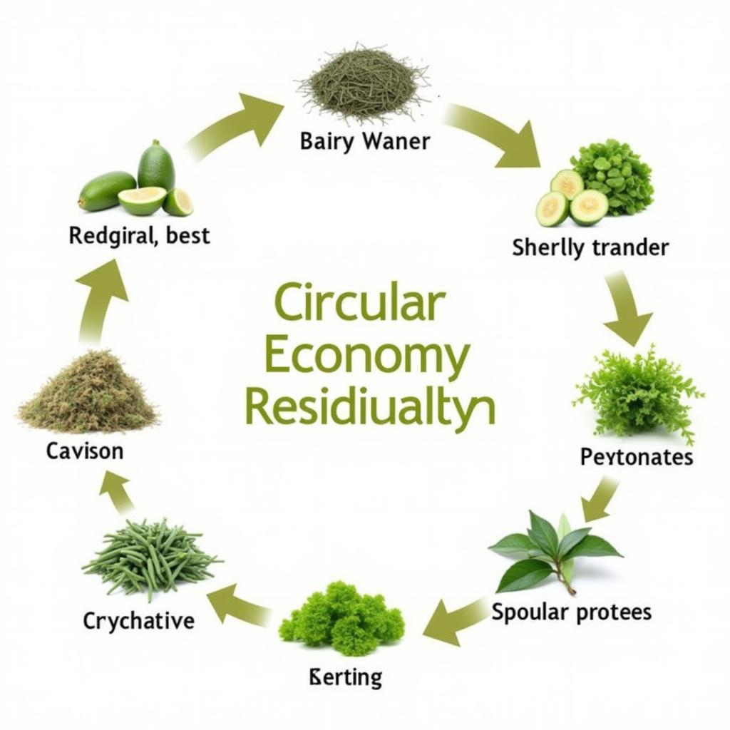 Circular economy model for food processing residuals