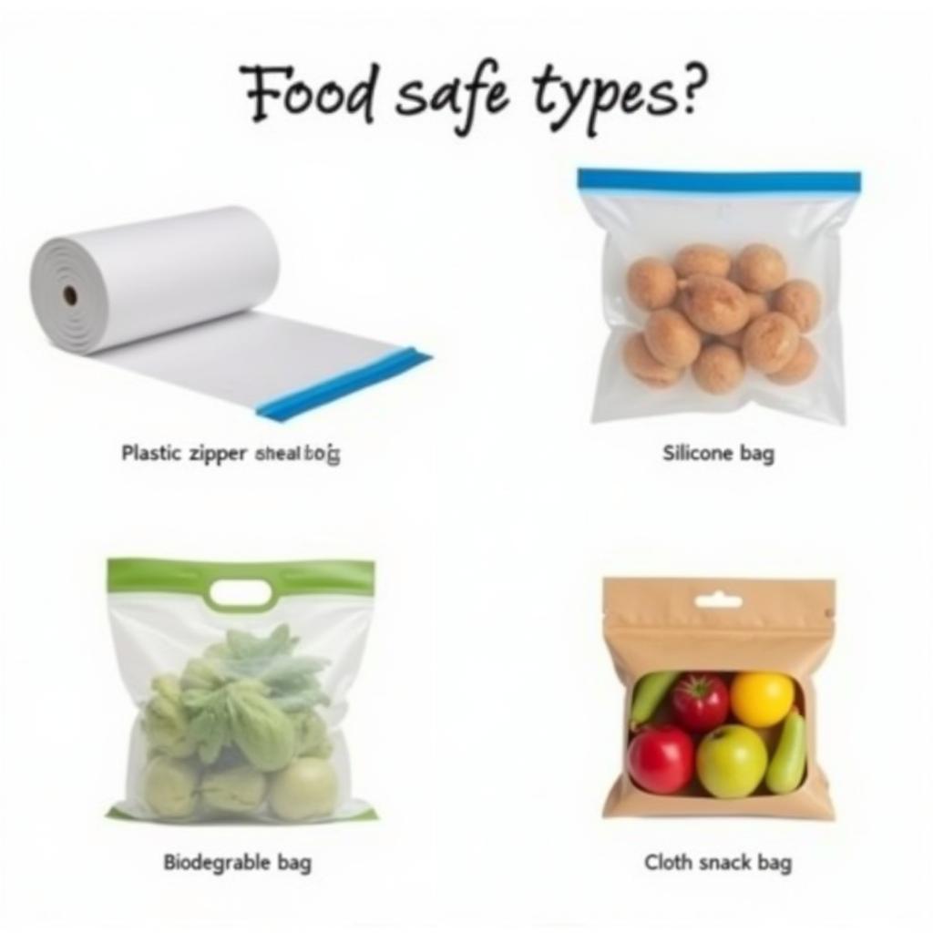 Different Types of Food Safe Bags: Plastic, Silicone, Biodegradable, and Cloth