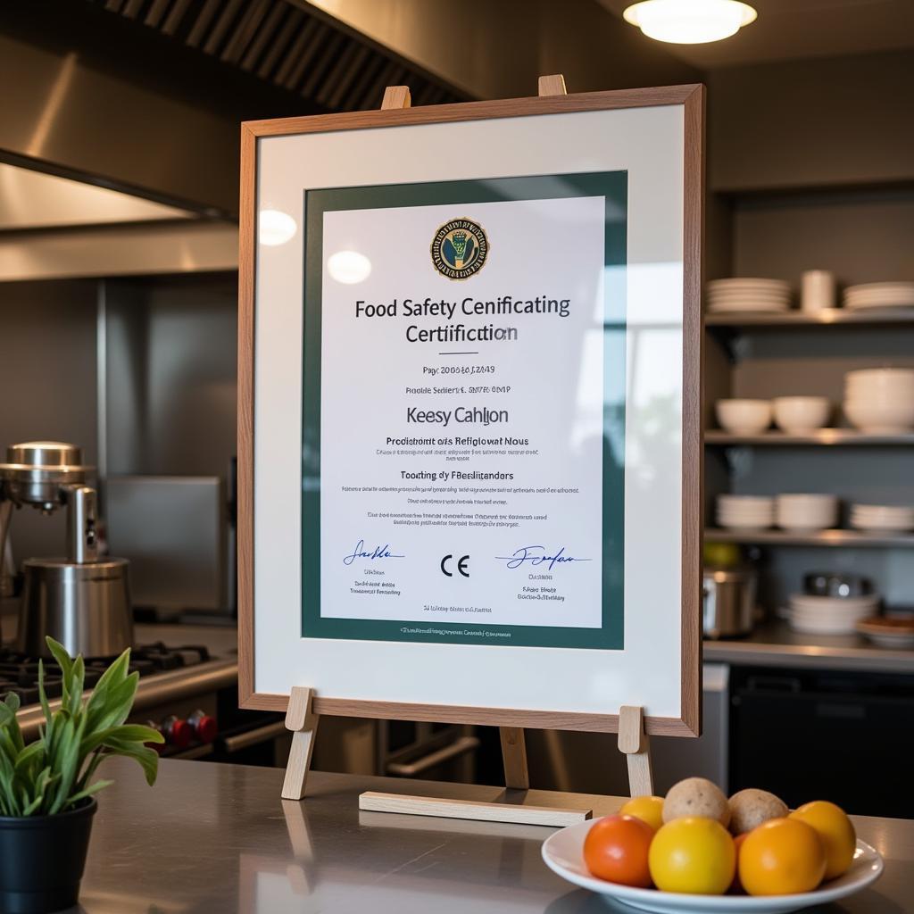 Food Safety Certification