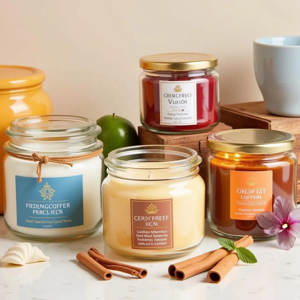 Assortment of Food Scented Candles