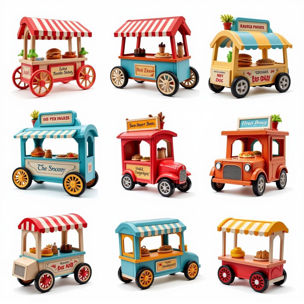 Colorful Food Stand Toys