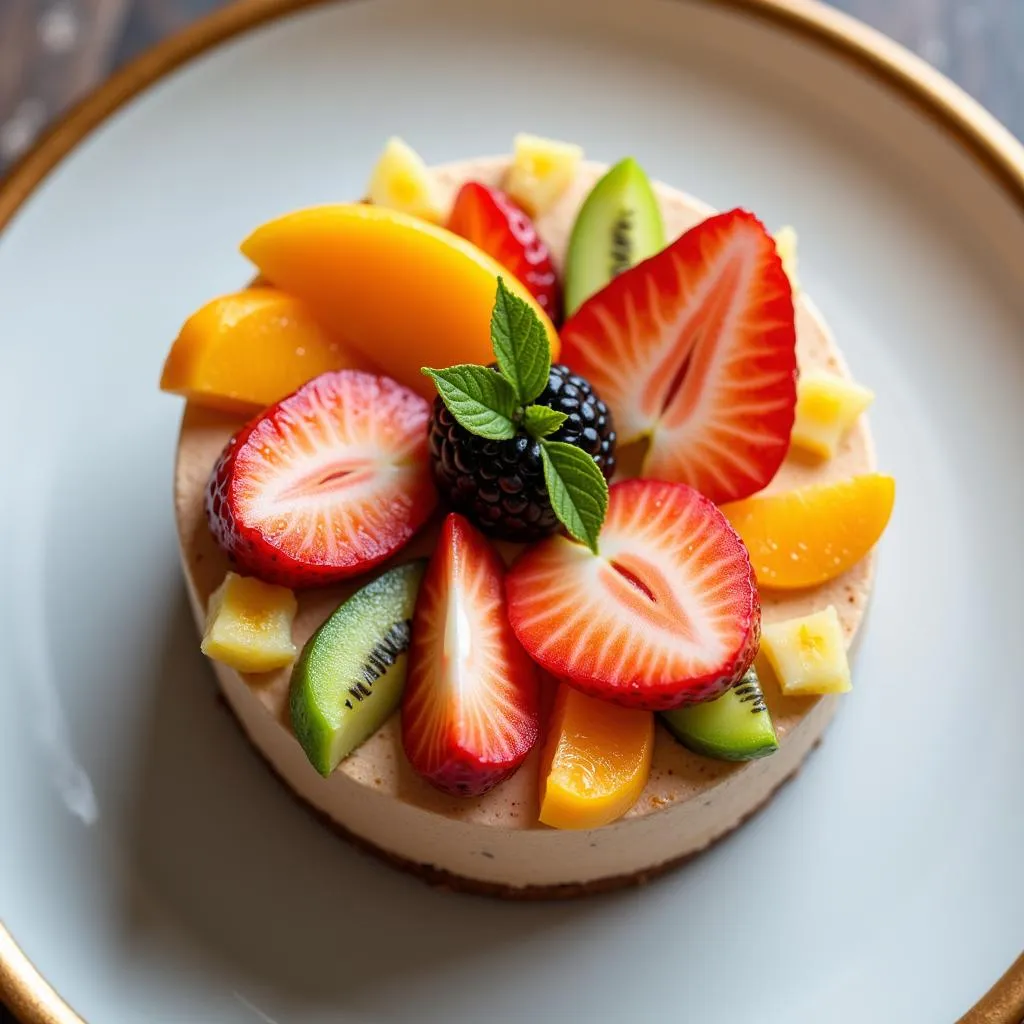 Food Styling with Fruit Cutouts