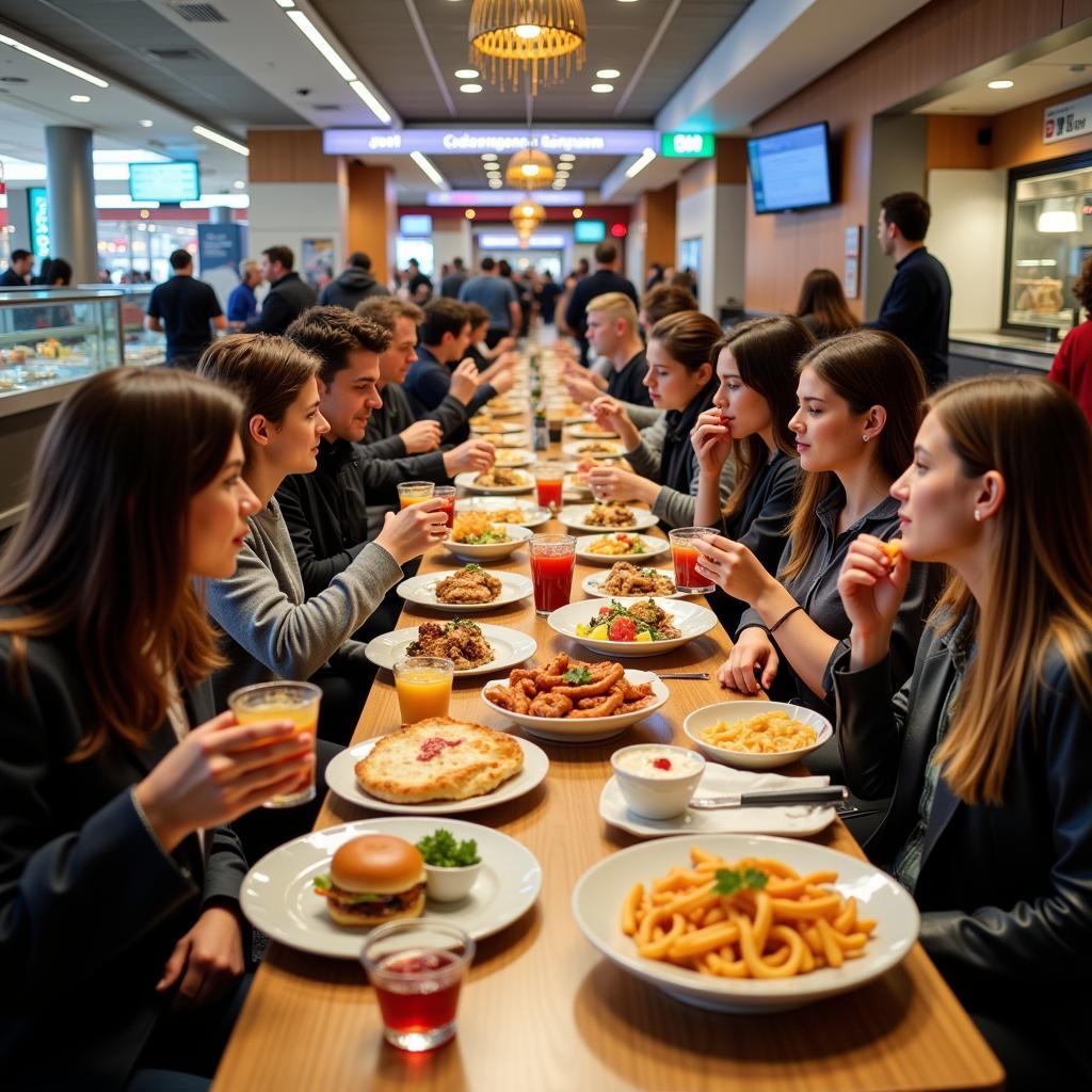 Dining at Food Terminal 1