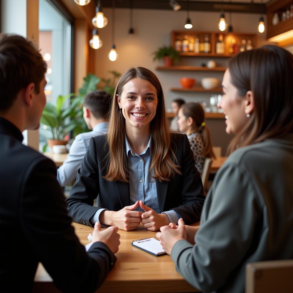 Food Town Restaurant Job Interview