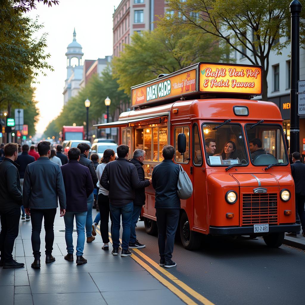 Food Trailer Success on a Busy Street