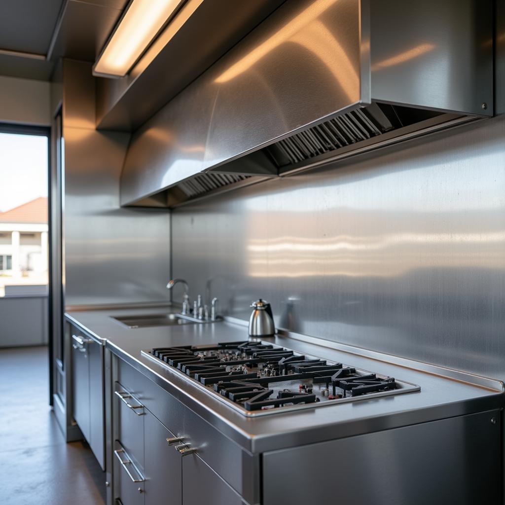 Stainless Steel Food Trailer Cabinets