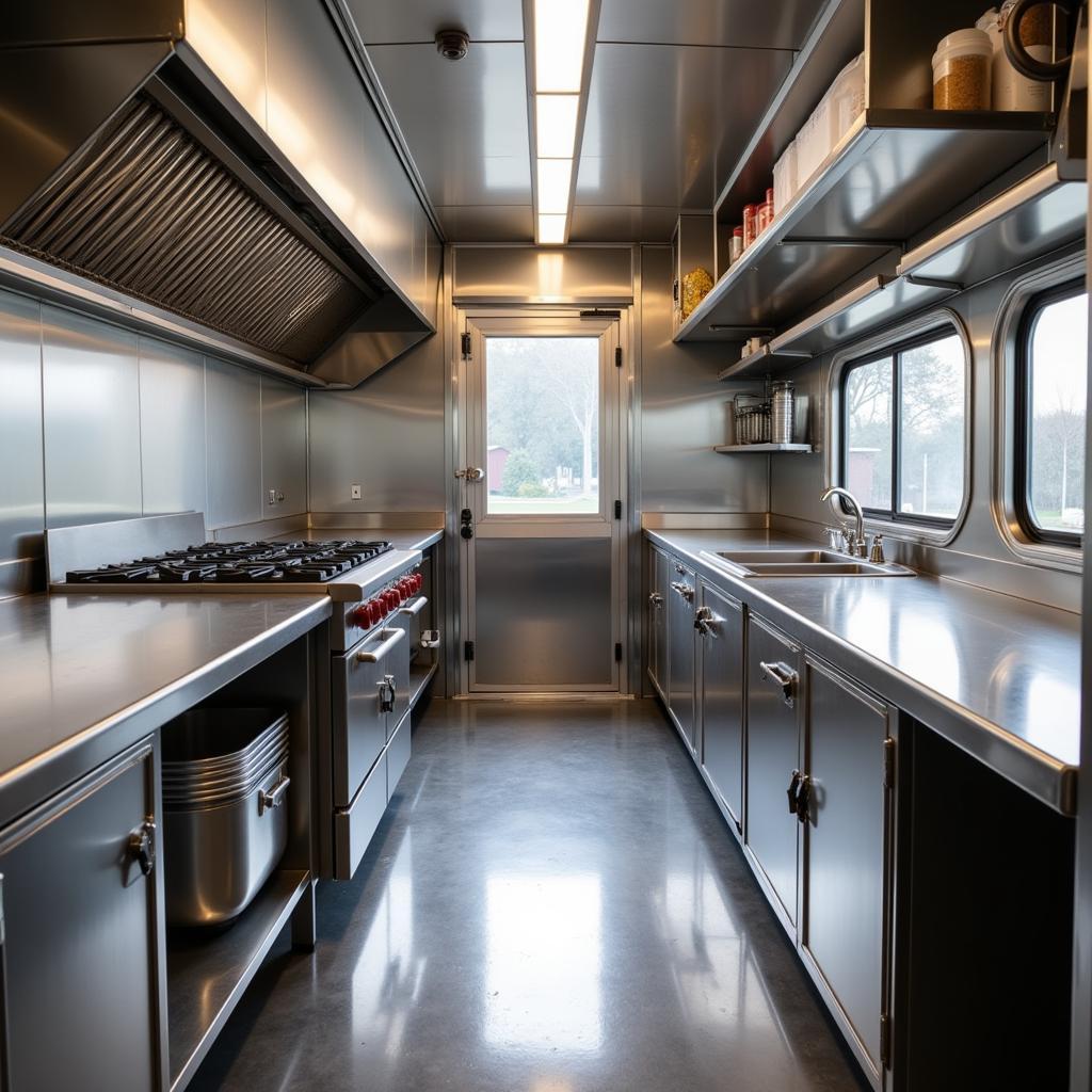 Modern Food Trailer Kitchen Layout